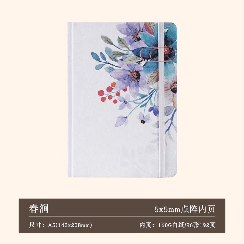Sketch Book Picture Book Style Mark Book Thickened Paper Dot Matrix Notebook Support Customization - Image 1